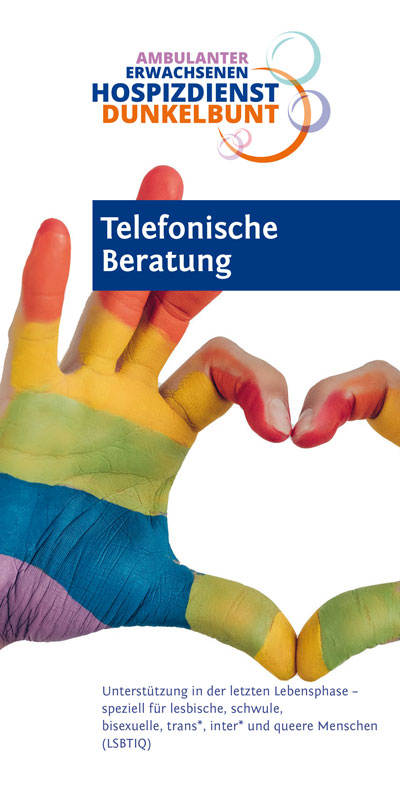 Titel des Flyers Telefonische Beratung